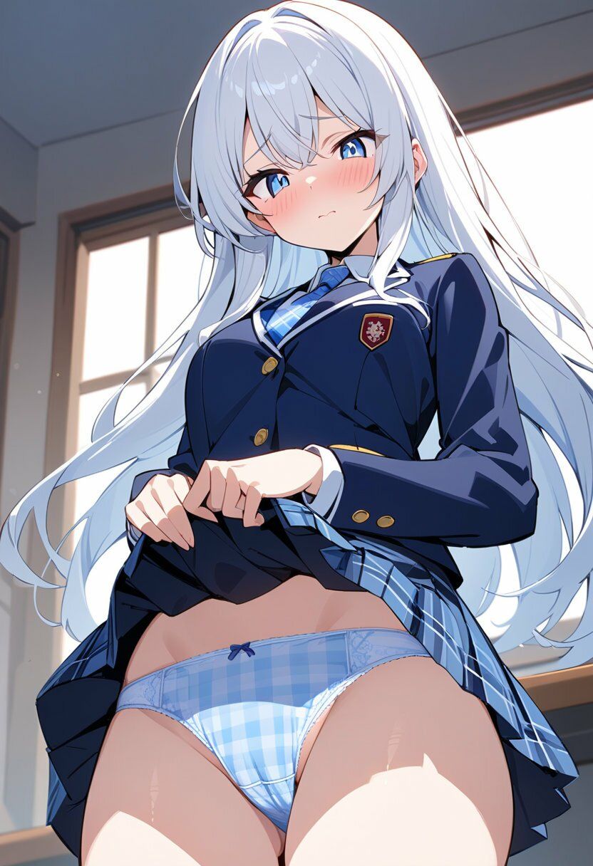 ブレザー服でスカートたくし上げパンチラ200枚 サンプル3ページ目