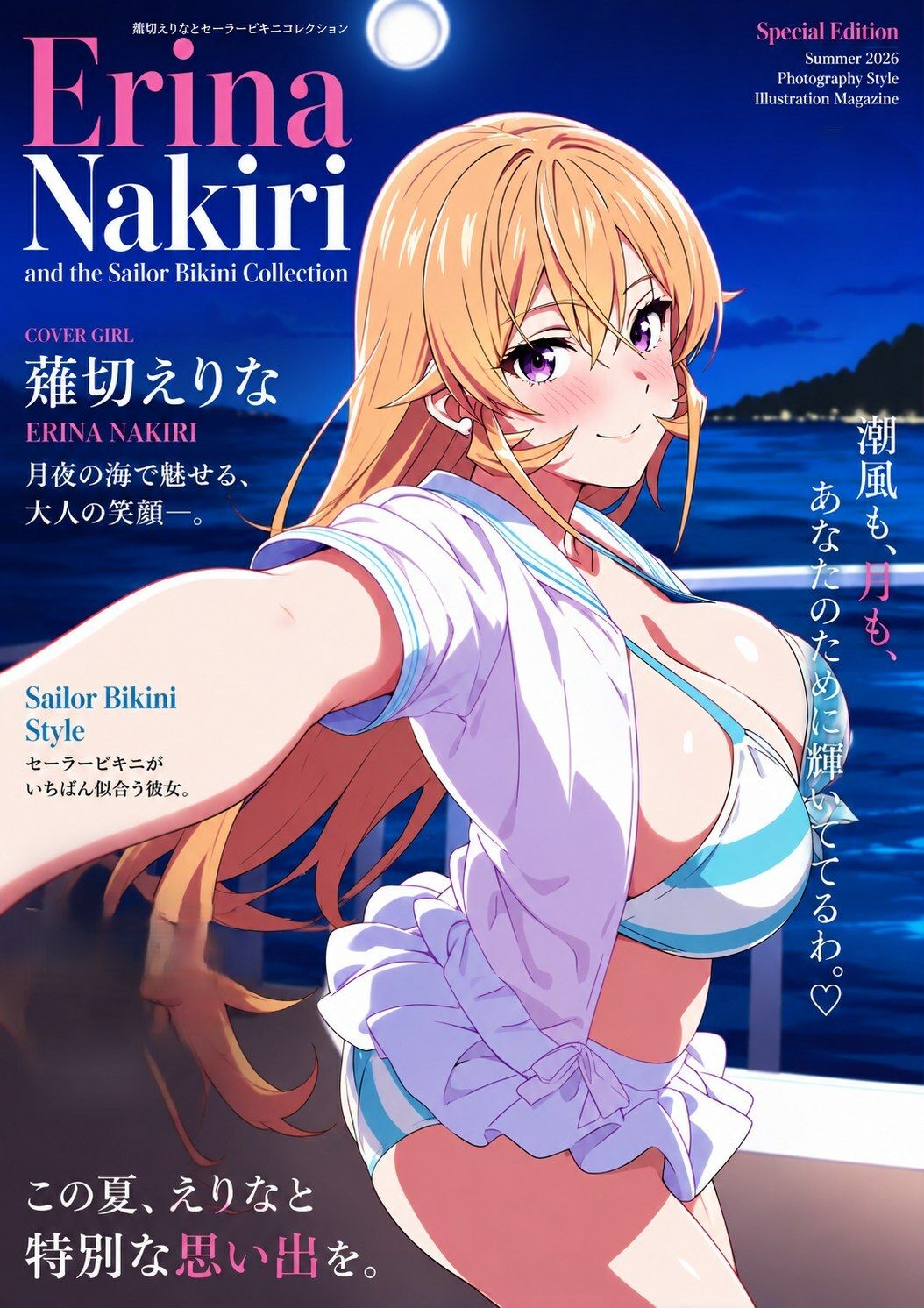 薙切えりなセーラービキニコレクション サンプル4ページ目