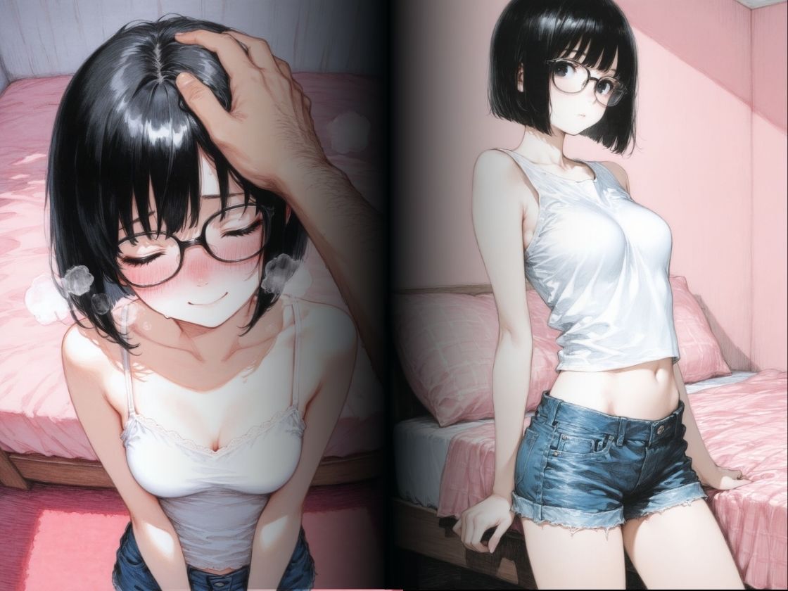 文化系のメガネつ娘 サンプル6ページ目