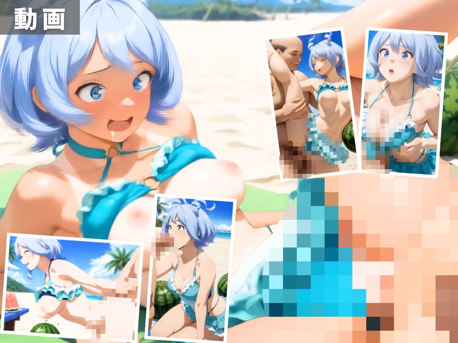 ●のヒーローアカデミア 波と汗と愛液が混じり合う  ヒーローたちの禁断海水浴【セット作品】 サンプル8ページ目