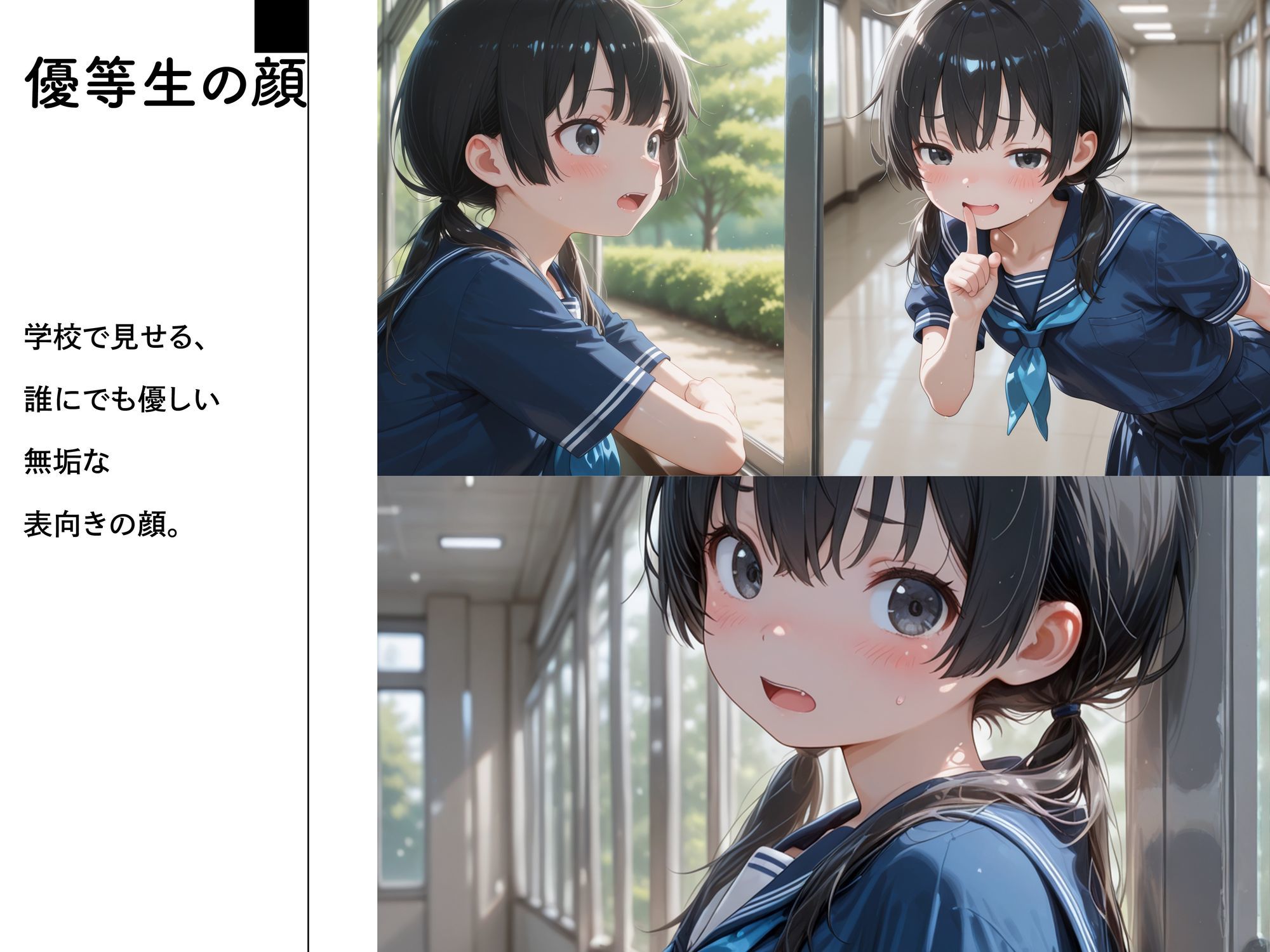 優等生妹は、家では兄を離してくれない サンプル3ページ目