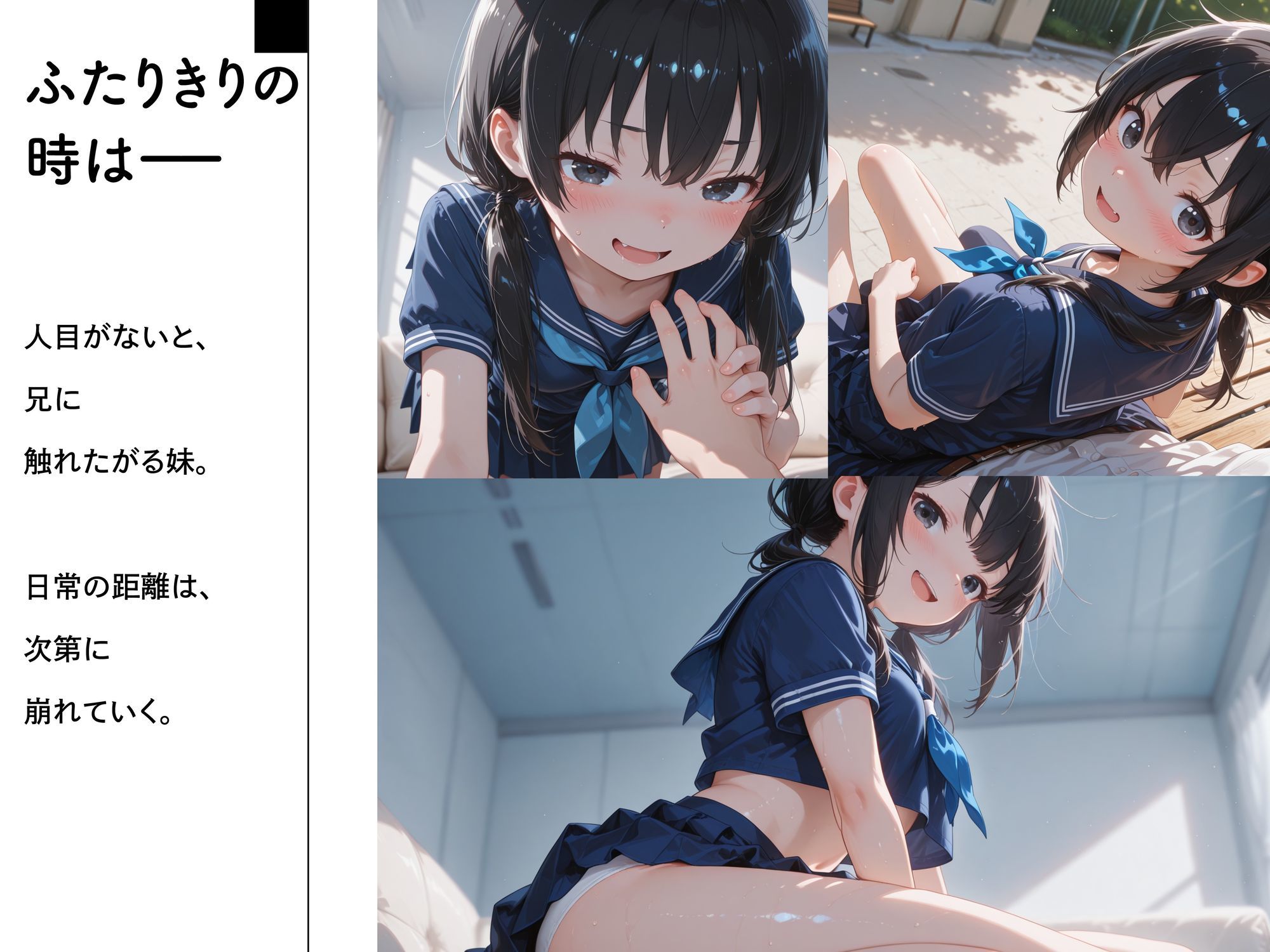 優等生妹は、家では兄を離してくれない サンプル4ページ目