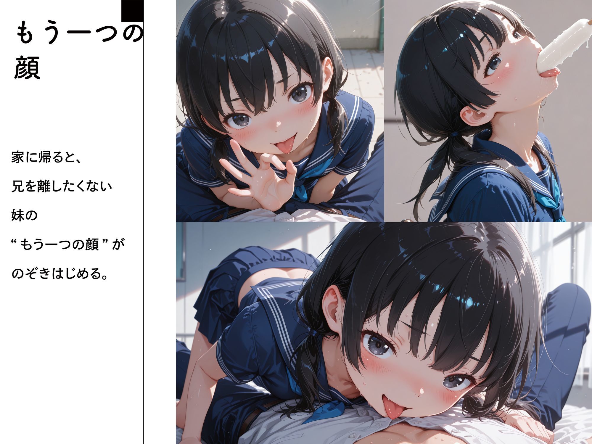 優等生妹は、家では兄を離してくれない サンプル5ページ目
