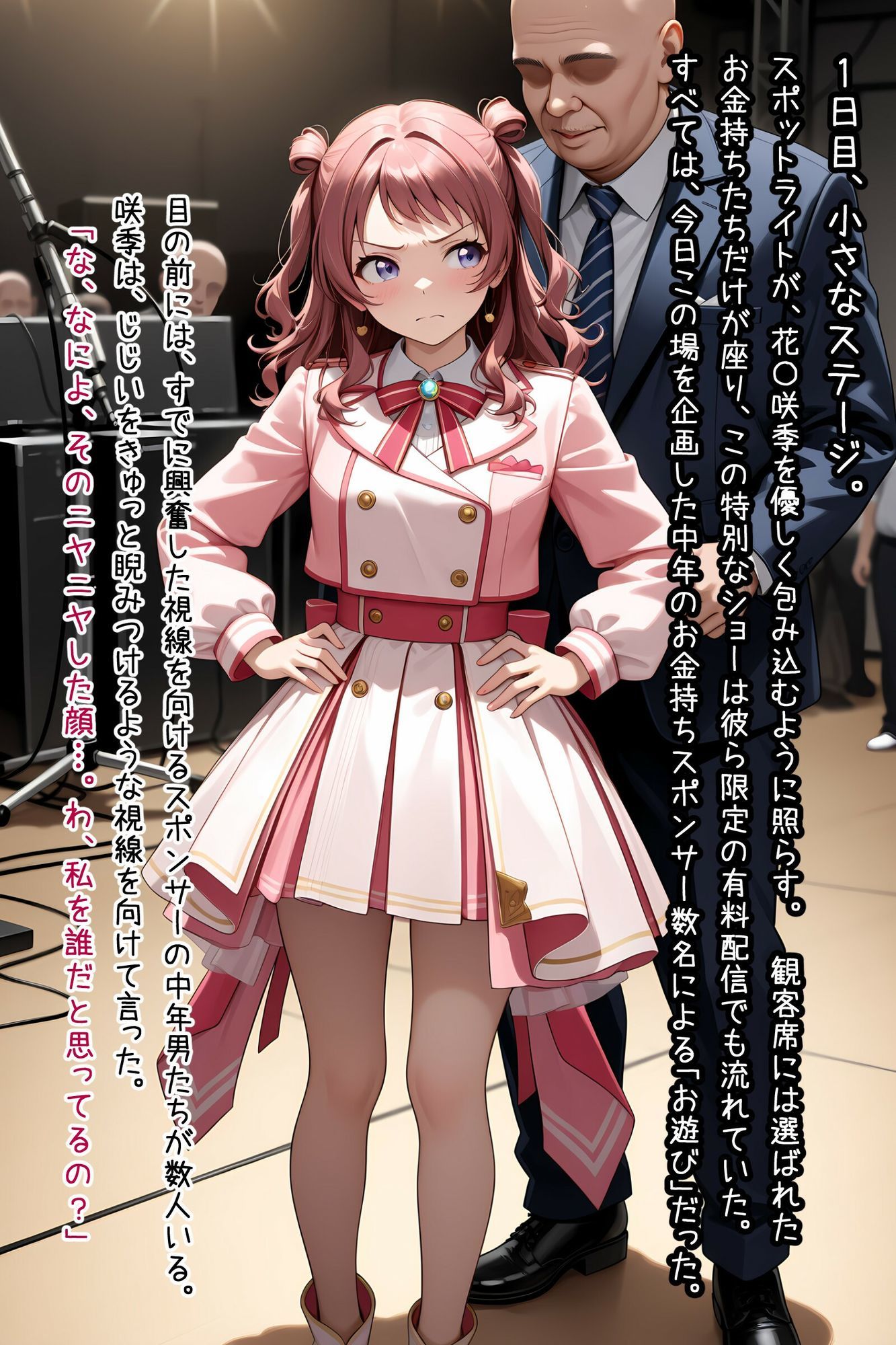 学マス 恥辱の強〇裏接待 〜御三家の屈辱3日間〜  アイドル屈辱シリーズ第二弾 サンプル2ページ目
