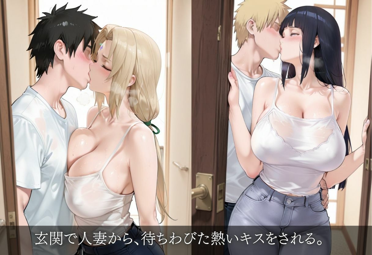 爆乳人妻パイズリ＆母乳フェラ サンプル2ページ目