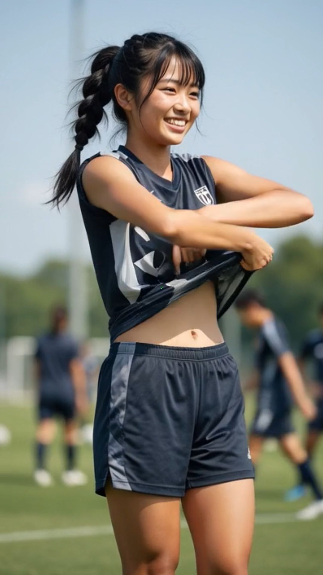 サッカー女子 ワールドカップ 観戦 盗撮 ボーイッシュ 女子校生 パンチラ セクハラ 外国人 ユニフォーム 観戦中 部活 クラブ サンプル6ページ目
