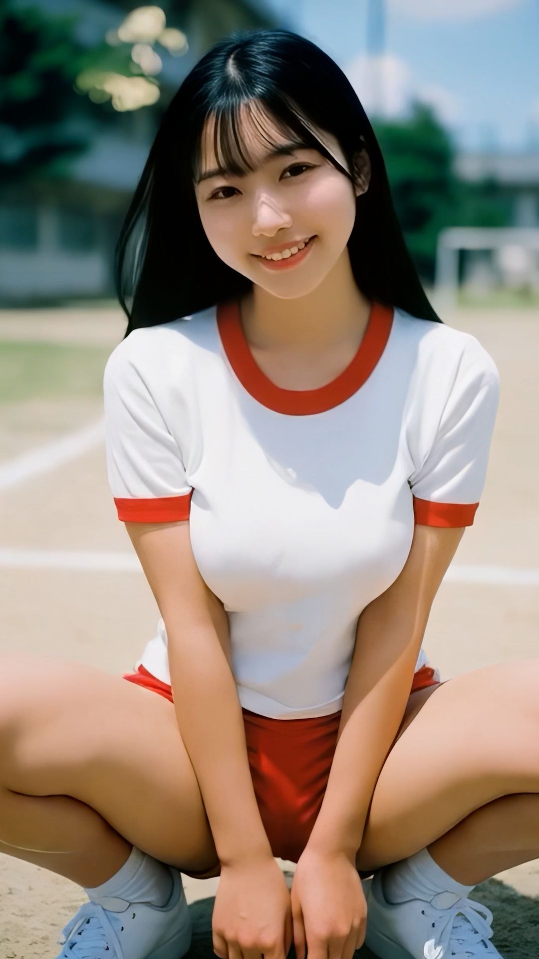 【微エロ動画13】制服、ブルマ、下着、パンチラ、胸チラ、AIリアル サンプル2ページ目