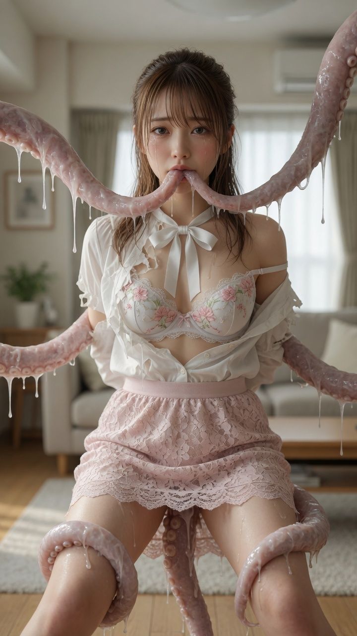 美人美少女、人妻、新採教師、ナース、銀行員が触手に犯●れぶっかけられ サンプル6ページ目