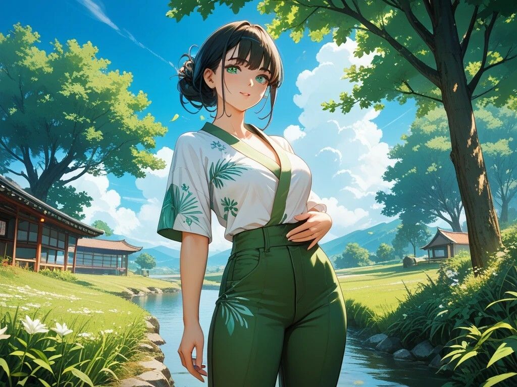 農作業美女とメイド喫茶と浴衣美女 サンプル1ページ目