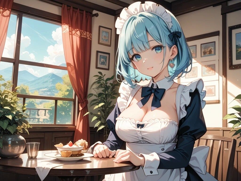 農作業美女とメイド喫茶と浴衣美女 サンプル4ページ目