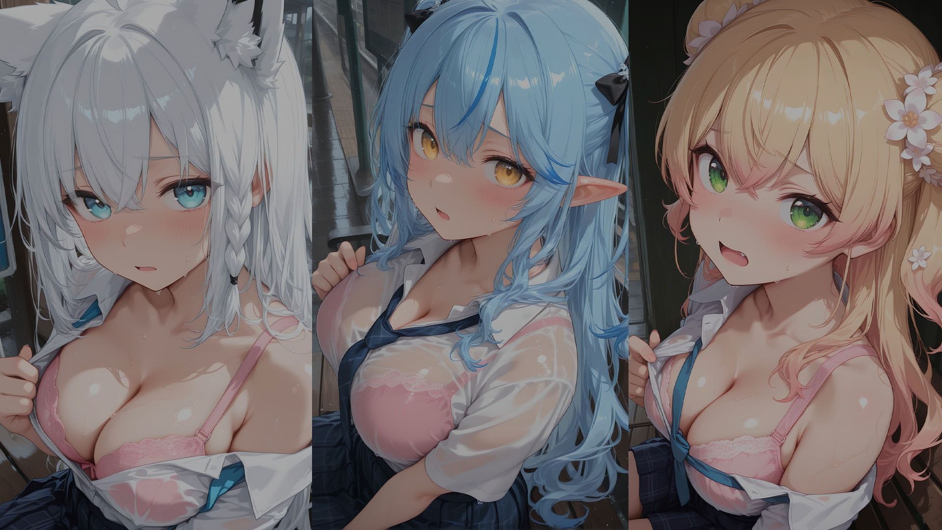あの子はアイドル〜真夏の通り雨編・制服ver 〜  （ホ●ライブ バージョン ） サンプル3ページ目