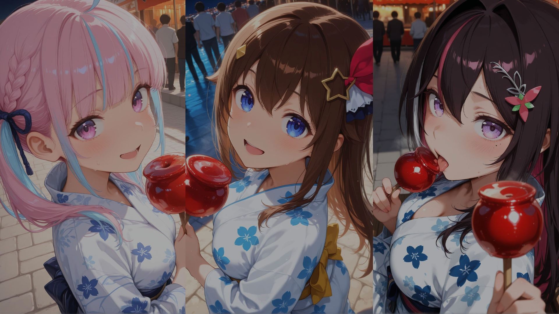 あの子はアイドル〜夏祭り浴衣デート編 〜  （ホ●ライブ バージョン ） サンプル1ページ目
