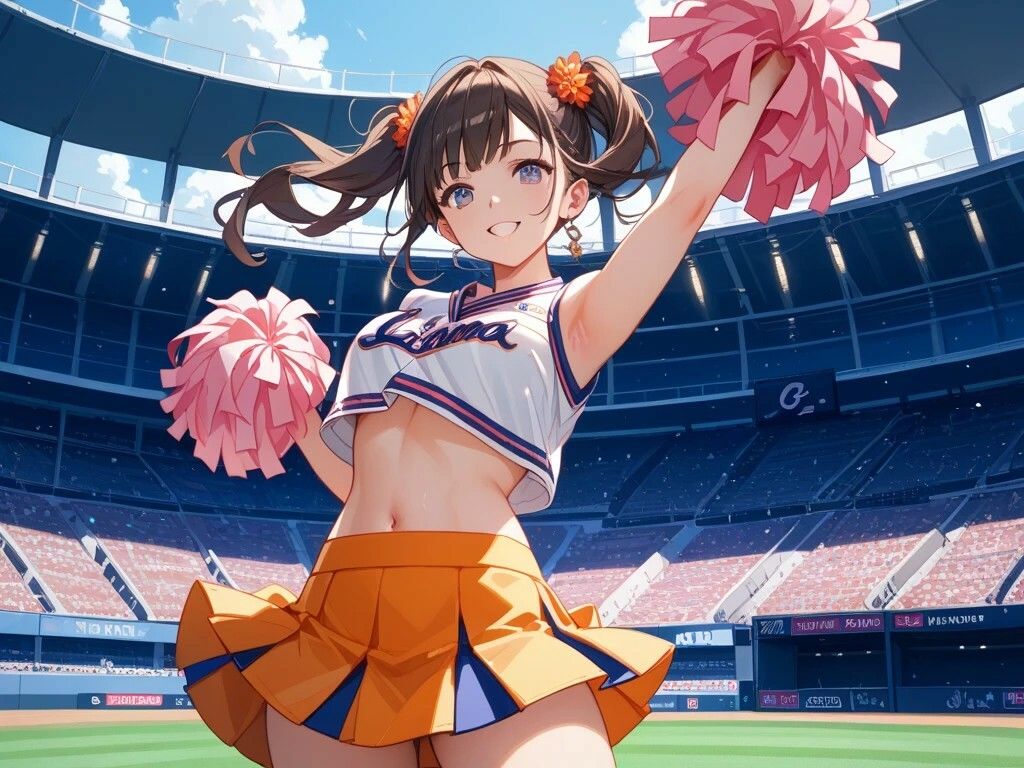 野球スタジアムチアガールと温泉美女とセーラー服美女 サンプル3ページ目
