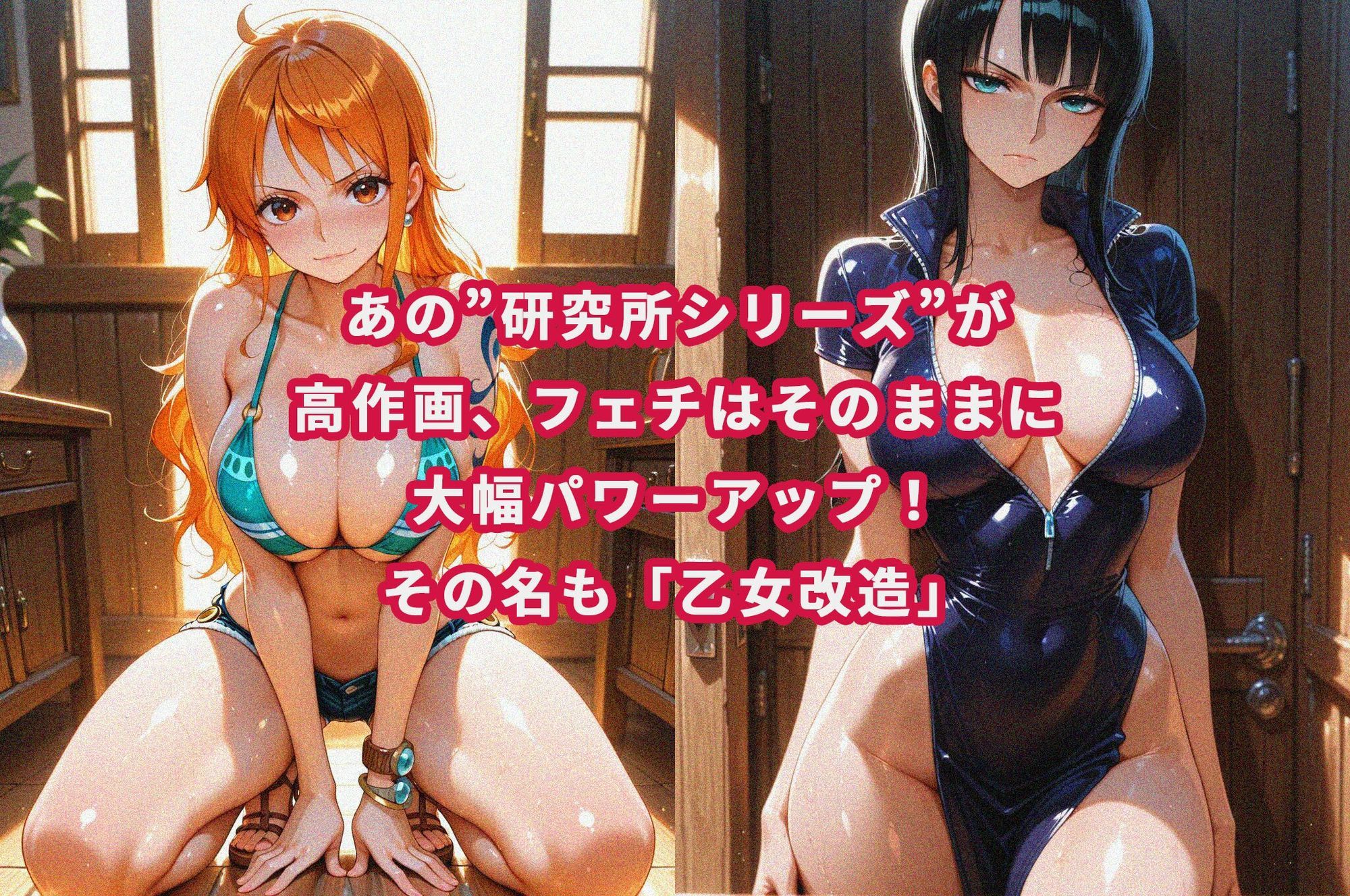 【乙女改造】ナ〇×ロビ〇 サンプル2ページ目