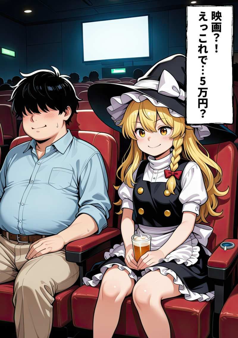 東方パパ活彼女〜霧雨魔理沙編〜快楽の共依存 サンプル3ページ目