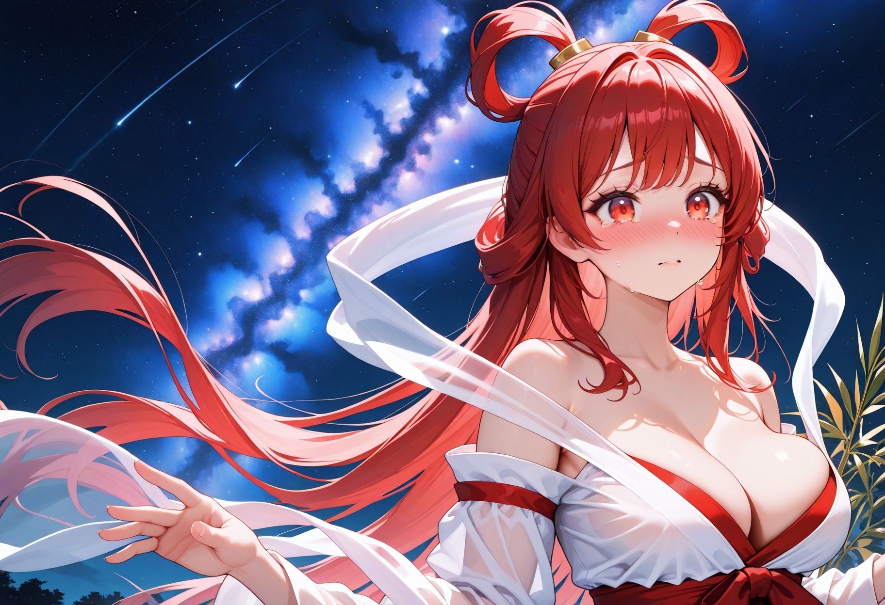 欲求不満なお姫様 〜エッチな願いも叶えて種付け連続絶頂の七夕の夜〜 サンプル1ページ目