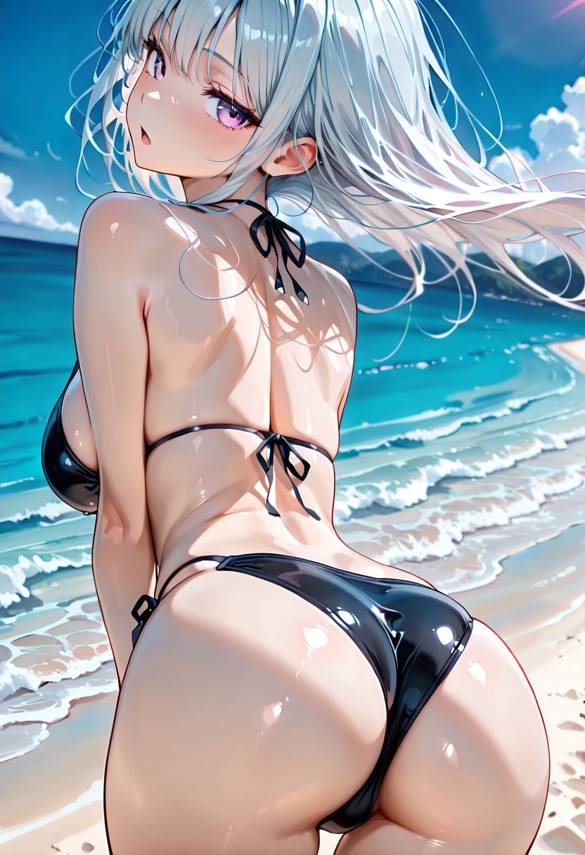 ビキニ美女たちと真夏のビーチで濃厚生ハメSEX  巨乳グラドルのマル秘撮影会 サンプル5ページ目