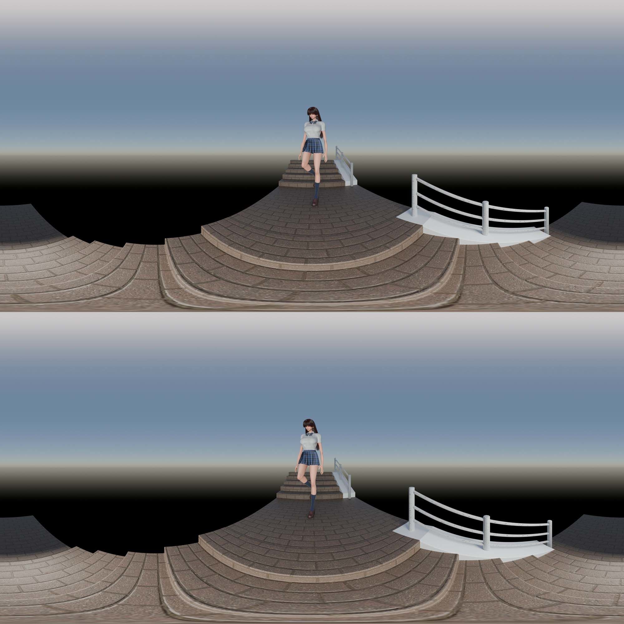 3D VR-CG（静止画）集 〜キミをみつめるだけの目になりたい〜【4K高画質 / VR専用10枚】 サンプル1ページ目