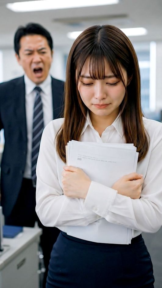 AIDOLよしこ ぶっかけシリーズvol.3 社内で仕事のミスをしたよしこに顔射3連発＋アヘ顔生挿入！ サンプル1ページ目