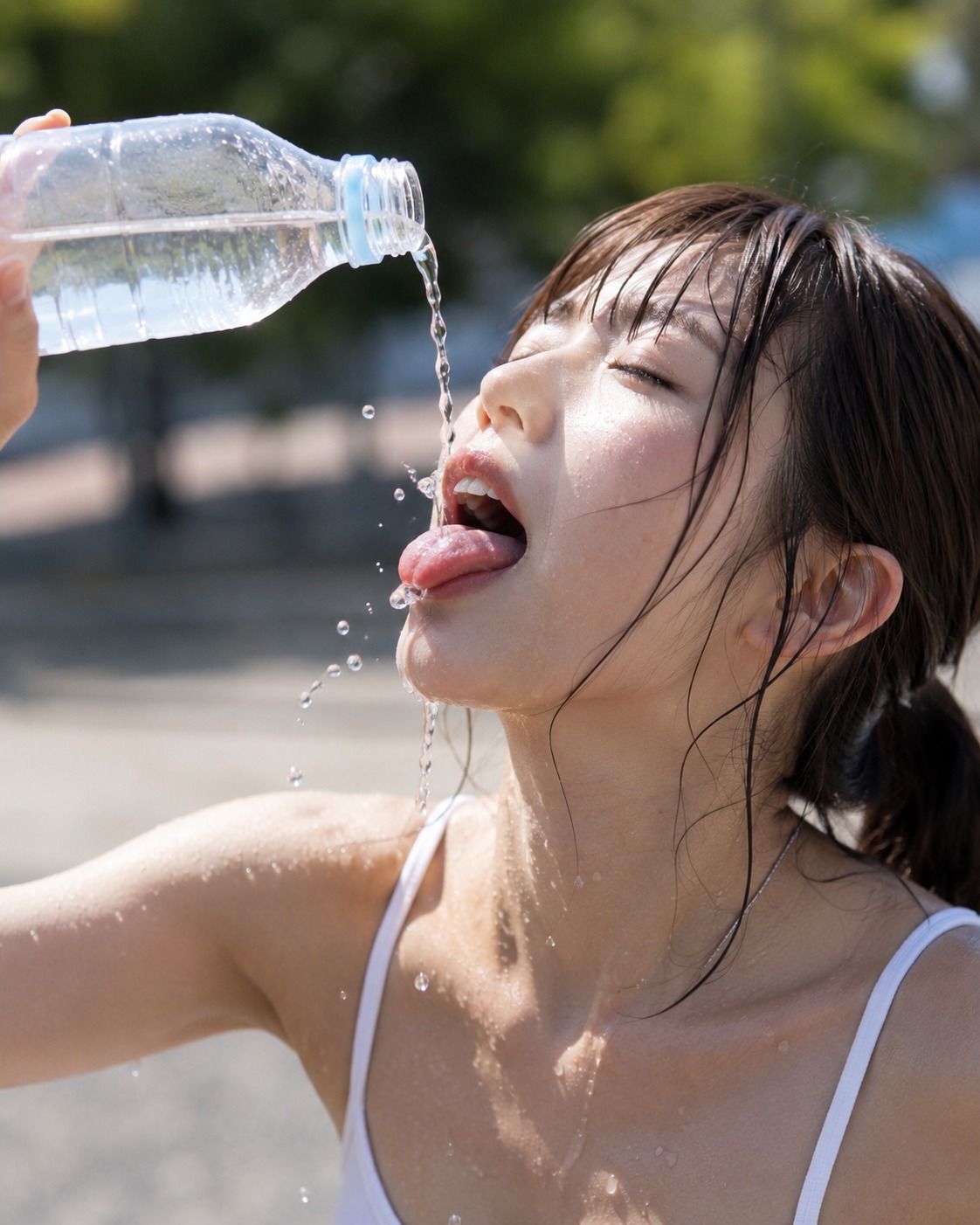 ごくり。飲む美女 / Gokuri: Drinking Beauties サンプル1ページ目
