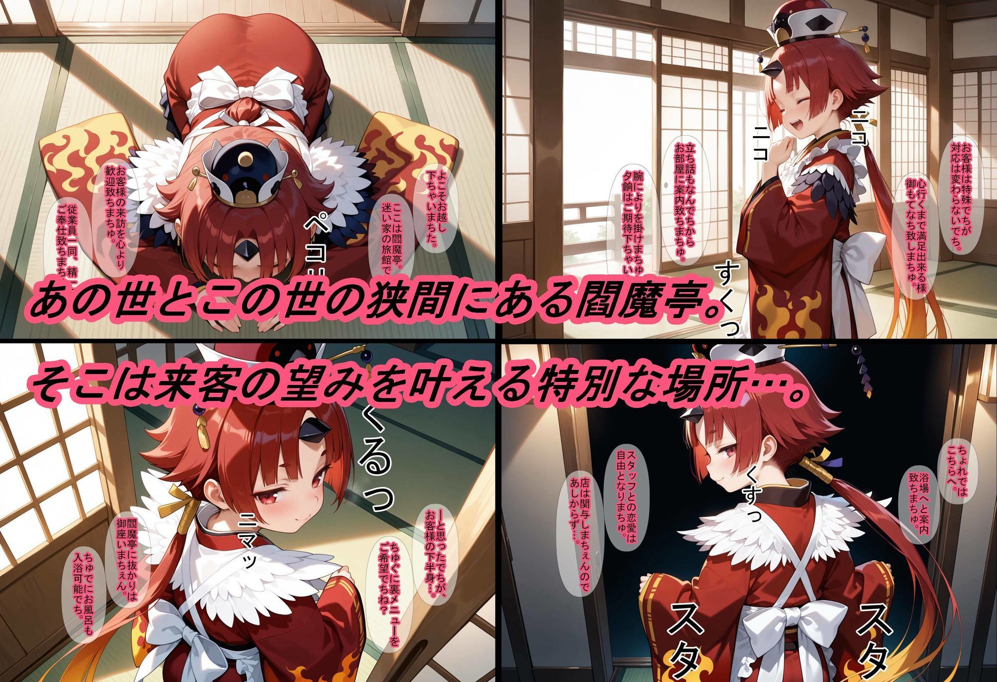 【F〇O】雀のお宿の奉仕日記〜閻魔亭泡風呂記〜 サンプル1ページ目