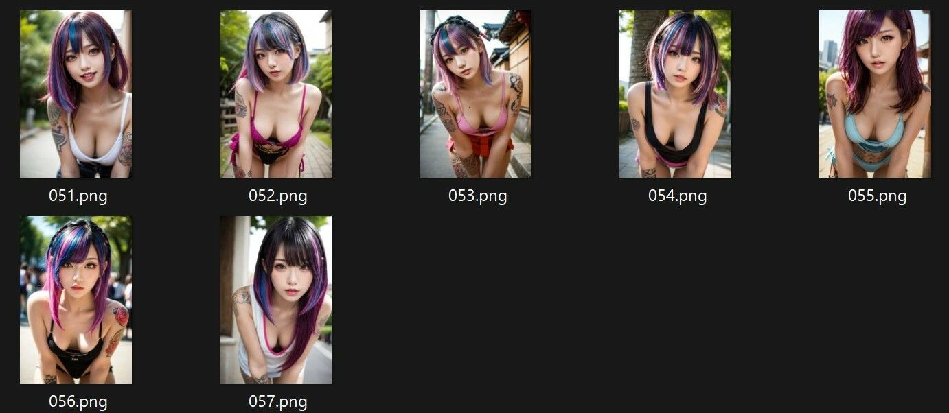 パンク×胸チラのフェチ画像集 サンプル3ページ目