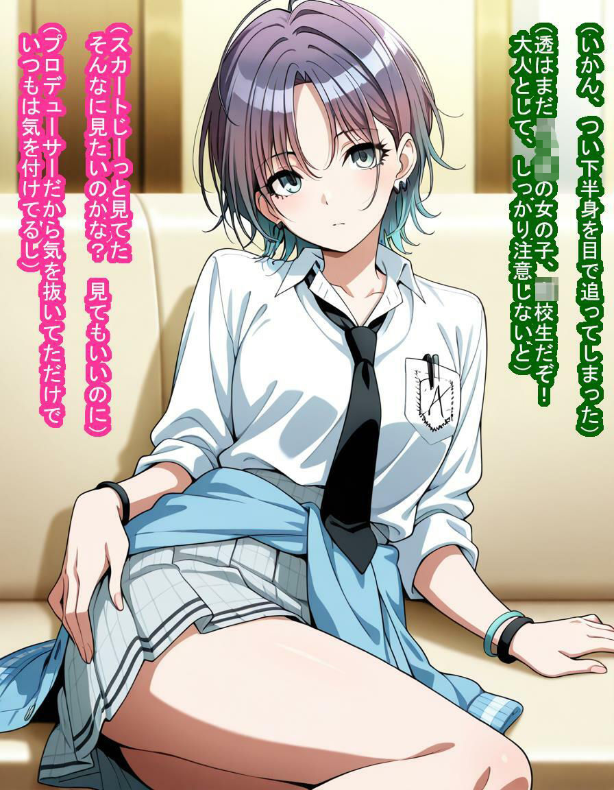 浅〇透ちゃんが種付けおじさんに支配されてプロデューサーが好きなのに種付けおじさんの子を産む話 サンプル5ページ目