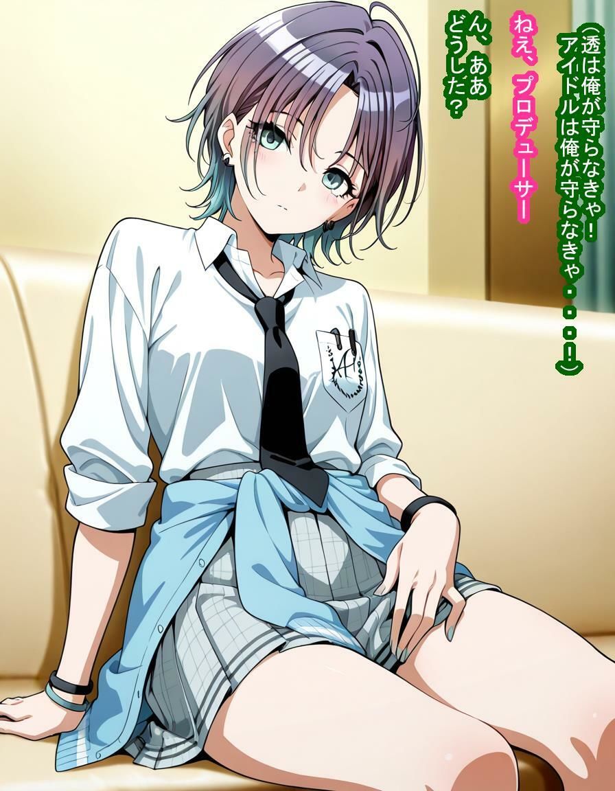 浅〇透ちゃんが種付けおじさんに支配されてプロデューサーが好きなのに種付けおじさんの子を産む話 サンプル6ページ目