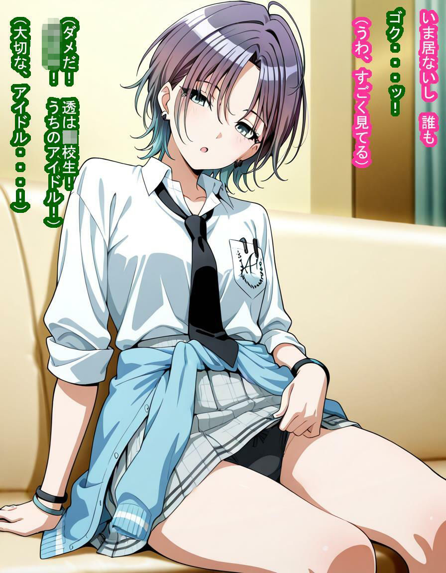 浅〇透ちゃんが種付けおじさんに支配されてプロデューサーが好きなのに種付けおじさんの子を産む話 サンプル8ページ目
