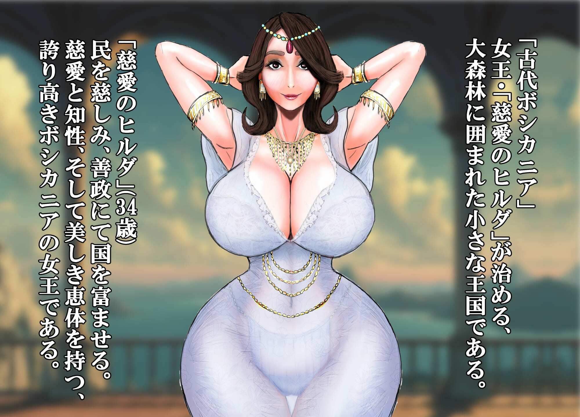 王母相姦 恵体の女王である母と子作りをしないと国が亡ぶので僕は母を妻にして孕ませました。 サンプル1ページ目