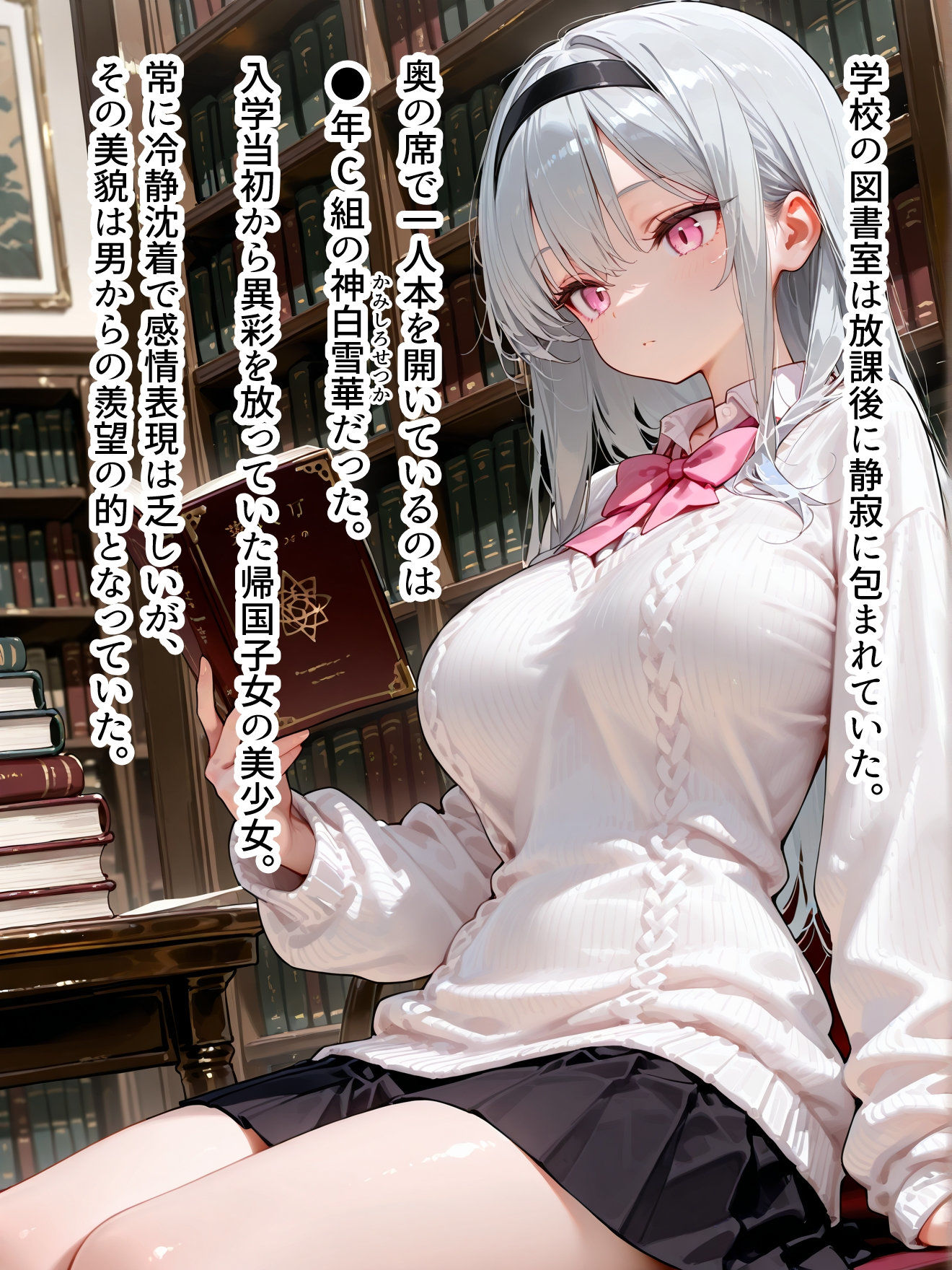 ナマイキ女子調教記録3 〜オナホに堕ちた銀髪優等生〜 サンプル1ページ目