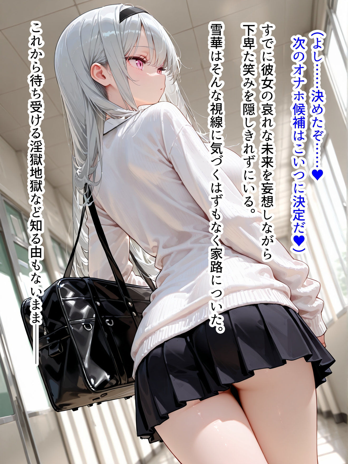 ナマイキ女子調教記録3 〜オナホに堕ちた銀髪優等生〜 サンプル2ページ目