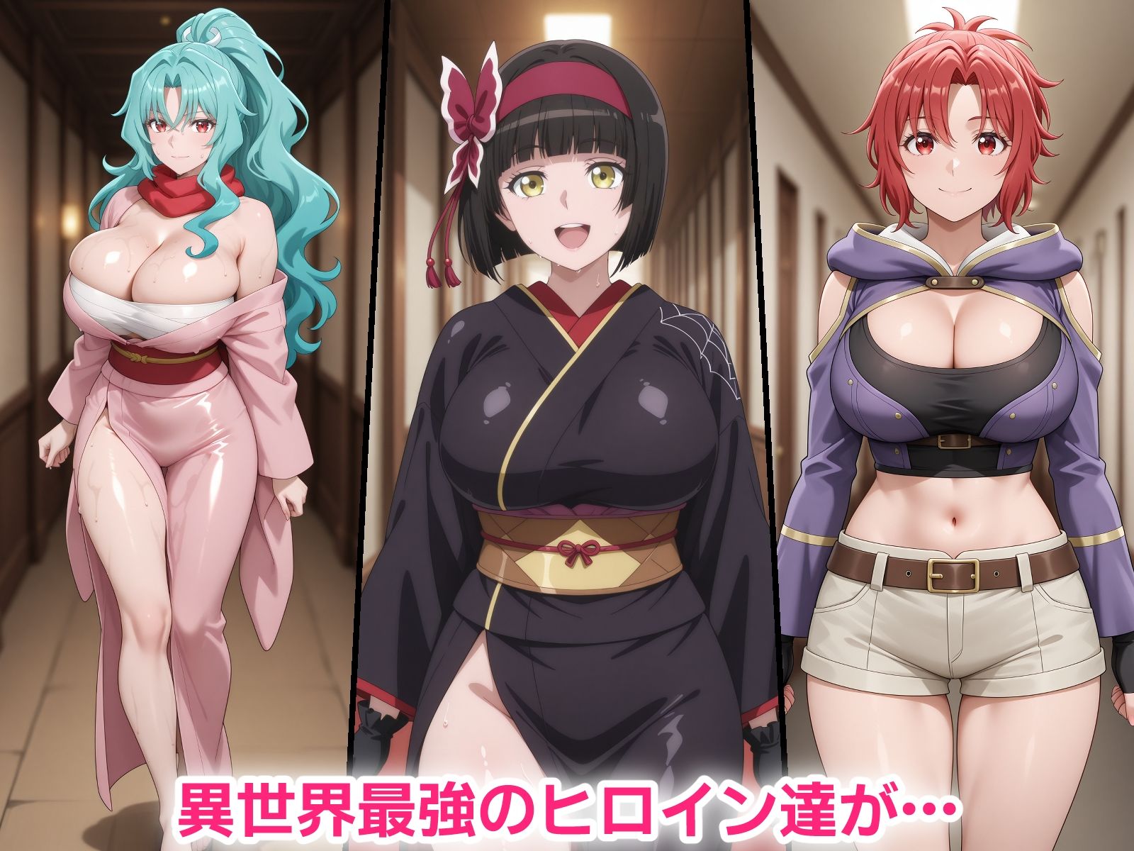 催●おじさんに寝取られる！異世界のヒロインたち〜全員メス堕ち・孕ませ〜 サンプル1ページ目