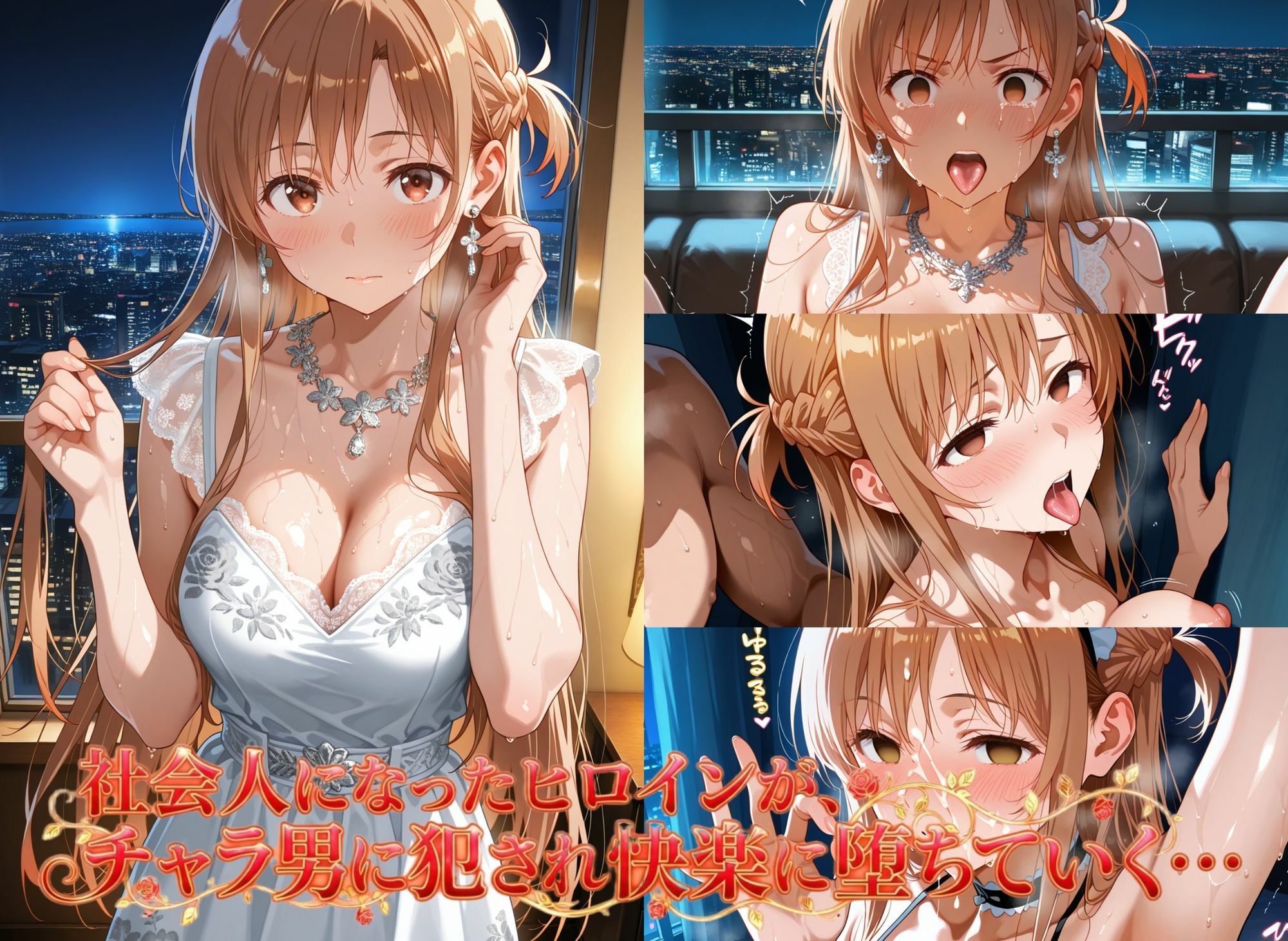 純粋だった彼女の変わり果てた姿  結城明〇奈編 サンプル2ページ目