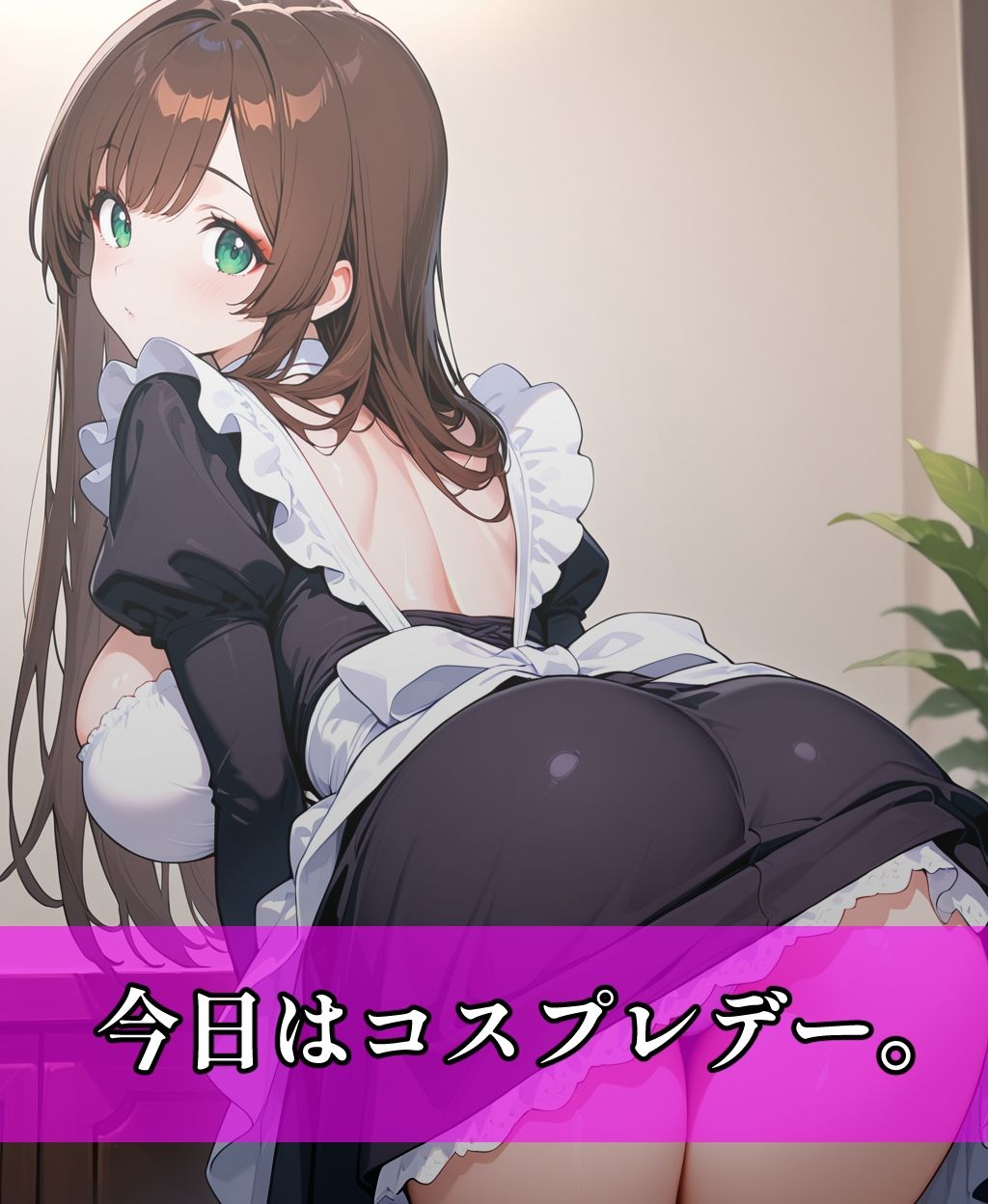 メイドプレイをしたら命令されて中出しH サンプル9ページ目