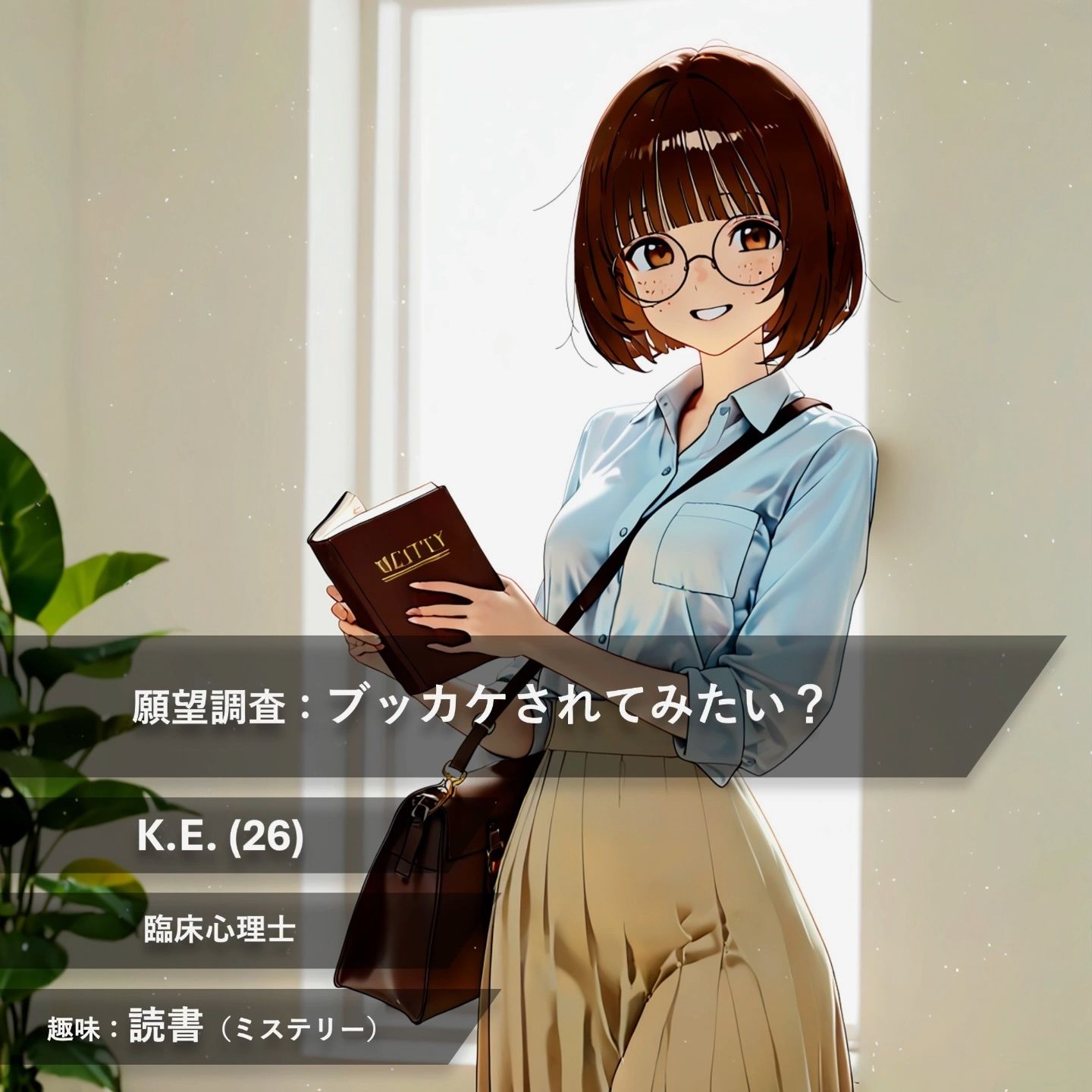 【フルボイス:約6分】文系才女の理性崩壊・ザーメンを舐めるだけの約束が…【実験的作品:願望時間と賢者時間＃5】 サンプル1ページ目