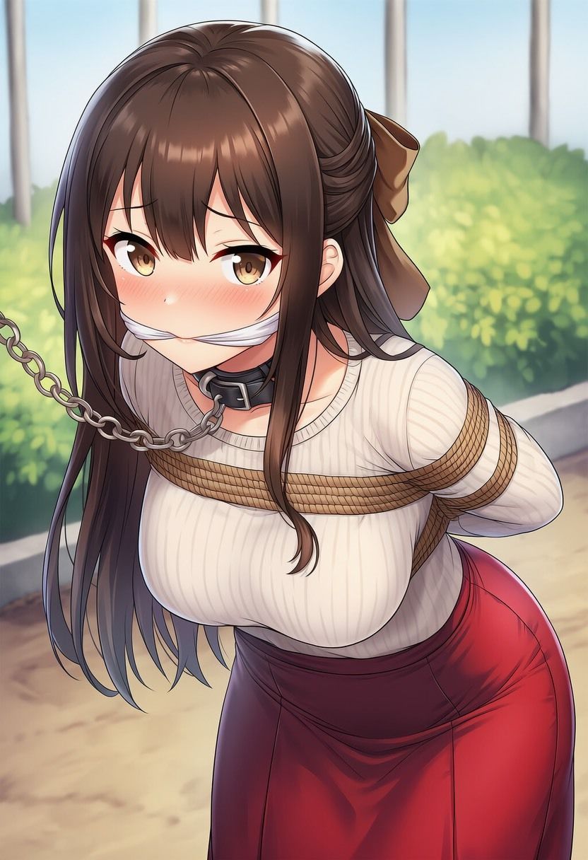 【音声付き】緊縛された女の子動画集 〜首輪編〜 サンプル1ページ目