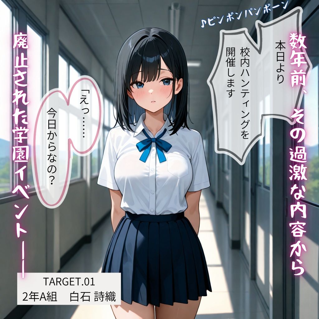 校内ハンティング 〜REVIVAL〜 TARGET.01 白石詩織FILE.1 サンプル2ページ目