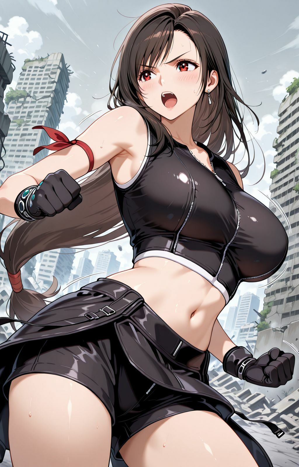 女格闘家総集編 サンプル5ページ目