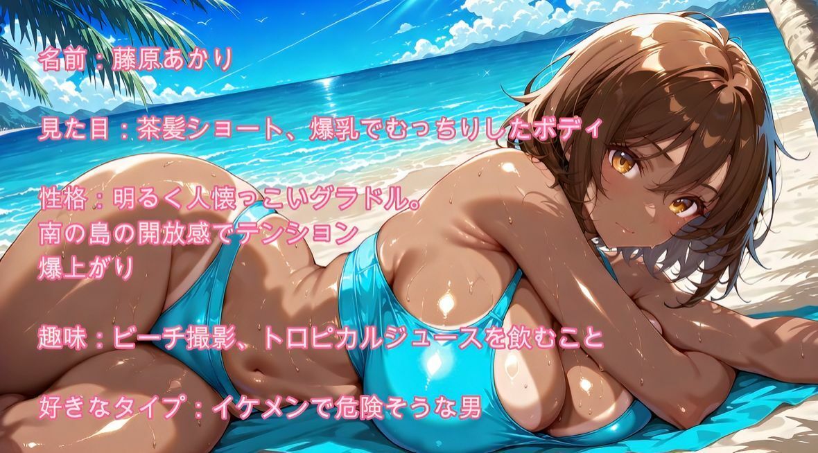 【4K】爆乳グラドルと南の島で汗だくセックス サンプル5ページ目