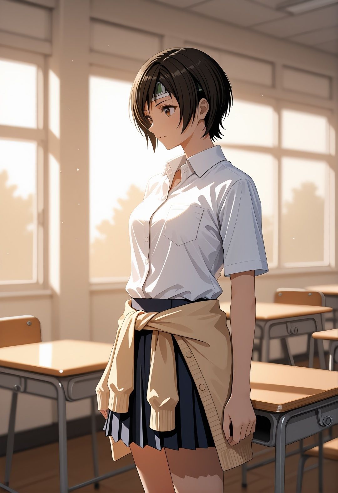 F〇7 ユ〇ィ学校凌●パロディCG集 プール教室部活エロシチュ満載孕ませNTR サンプル1ページ目