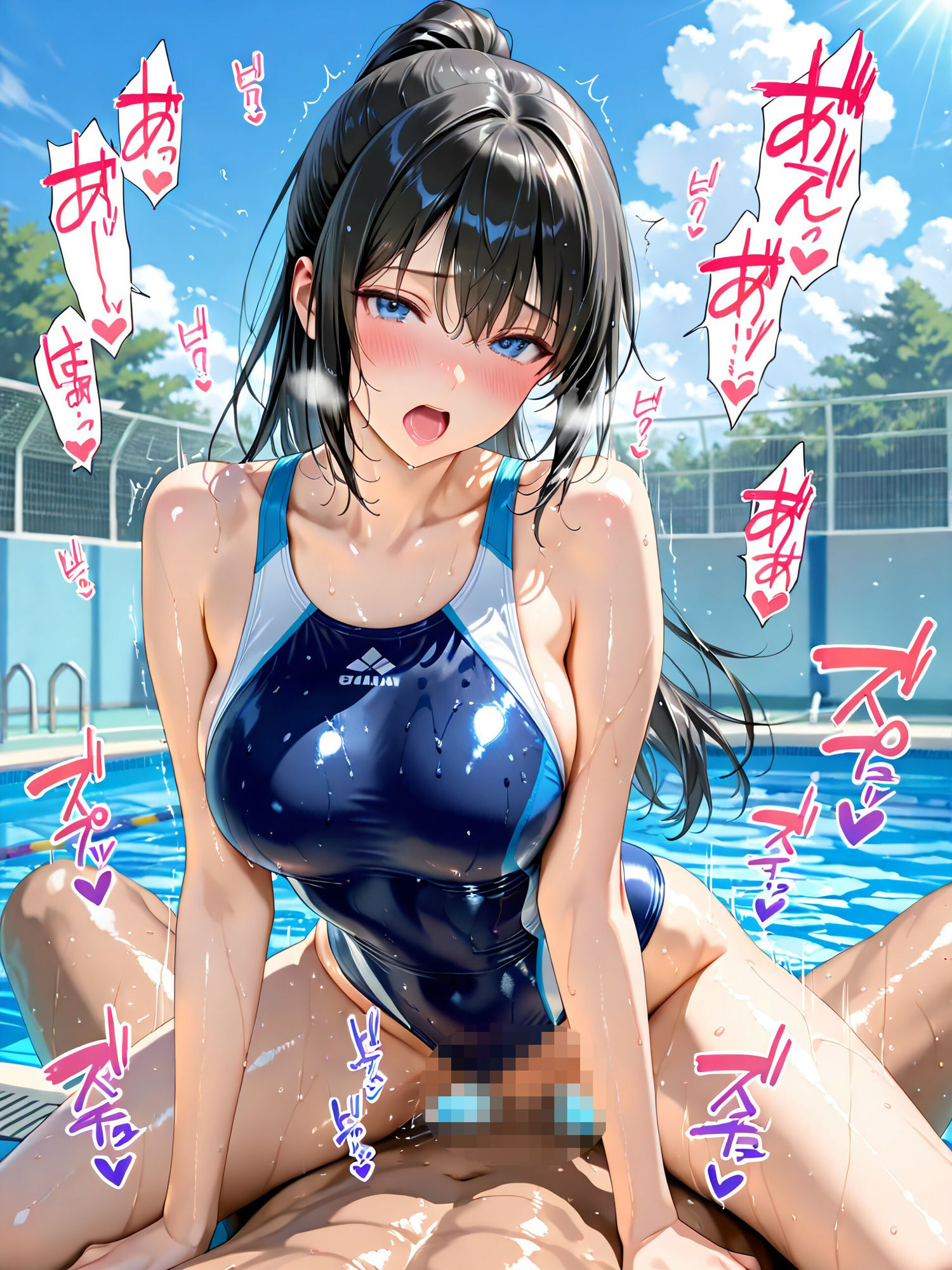 競泳水着の美女4 サンプル10ページ目