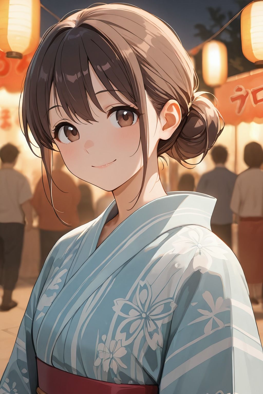 彼女が夏祭りで寝取られた サンプル1ページ目