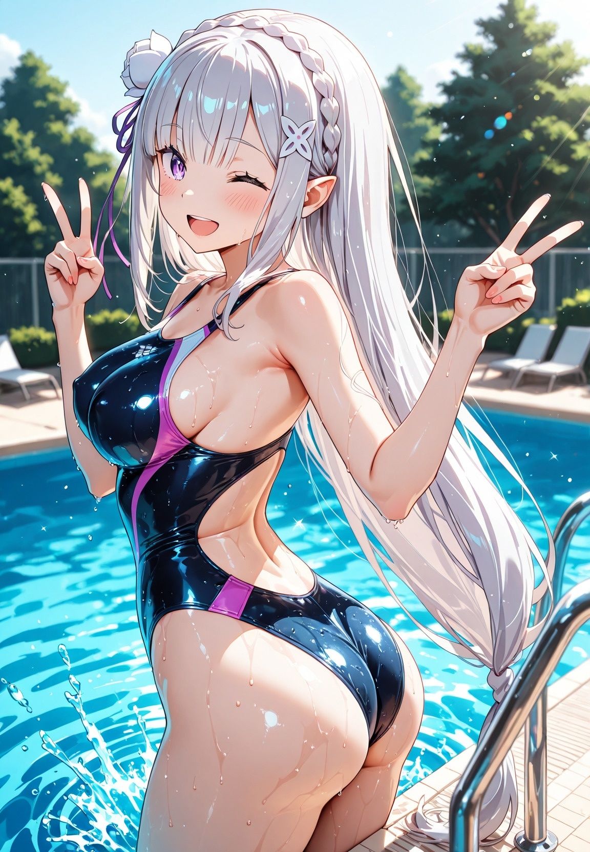 甘々エッチなコスプレ詰め合わせ 〜優しくたっぷり愛されまくり〜 R〇ゼロから始める異世界生活 サンプル6ページ目