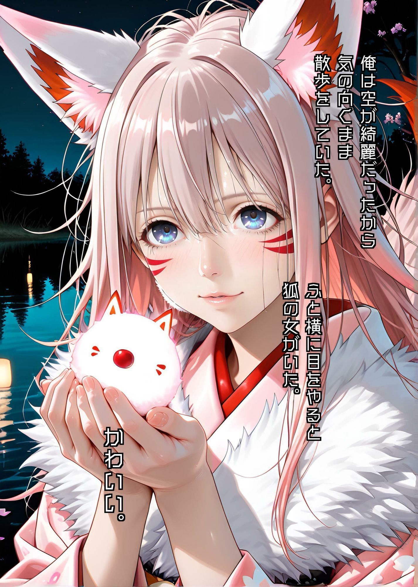 亜人種 純粋無垢な妖狐みつけた -処女の妖狐を犯し続けた結果- 夜桜明里（YozakuraAkari） サンプル1ページ目