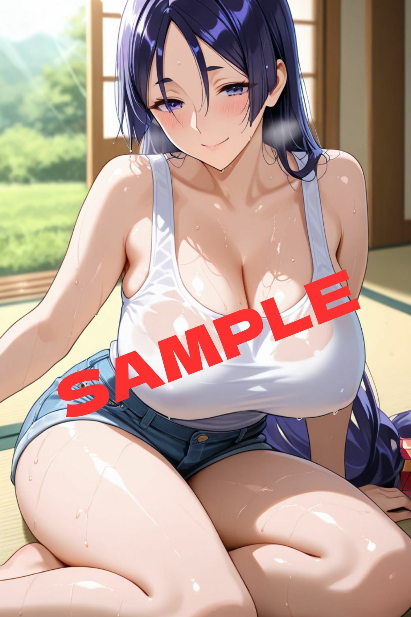 日本サー○ァント真夏の汗だくS○X サンプル1ページ目