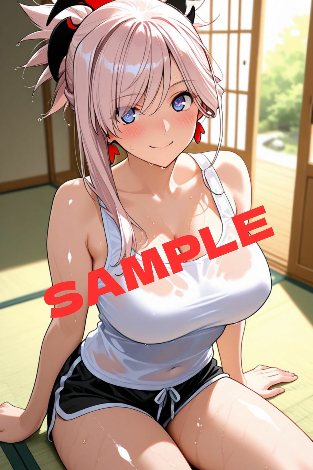 日本サー○ァント真夏の汗だくS○X サンプル9ページ目