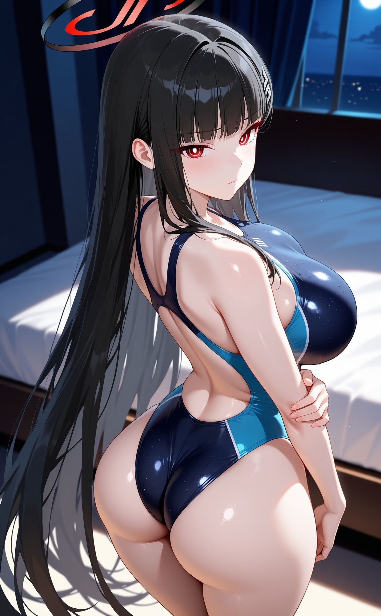 競泳水着部 リ◯編 サンプル1ページ目