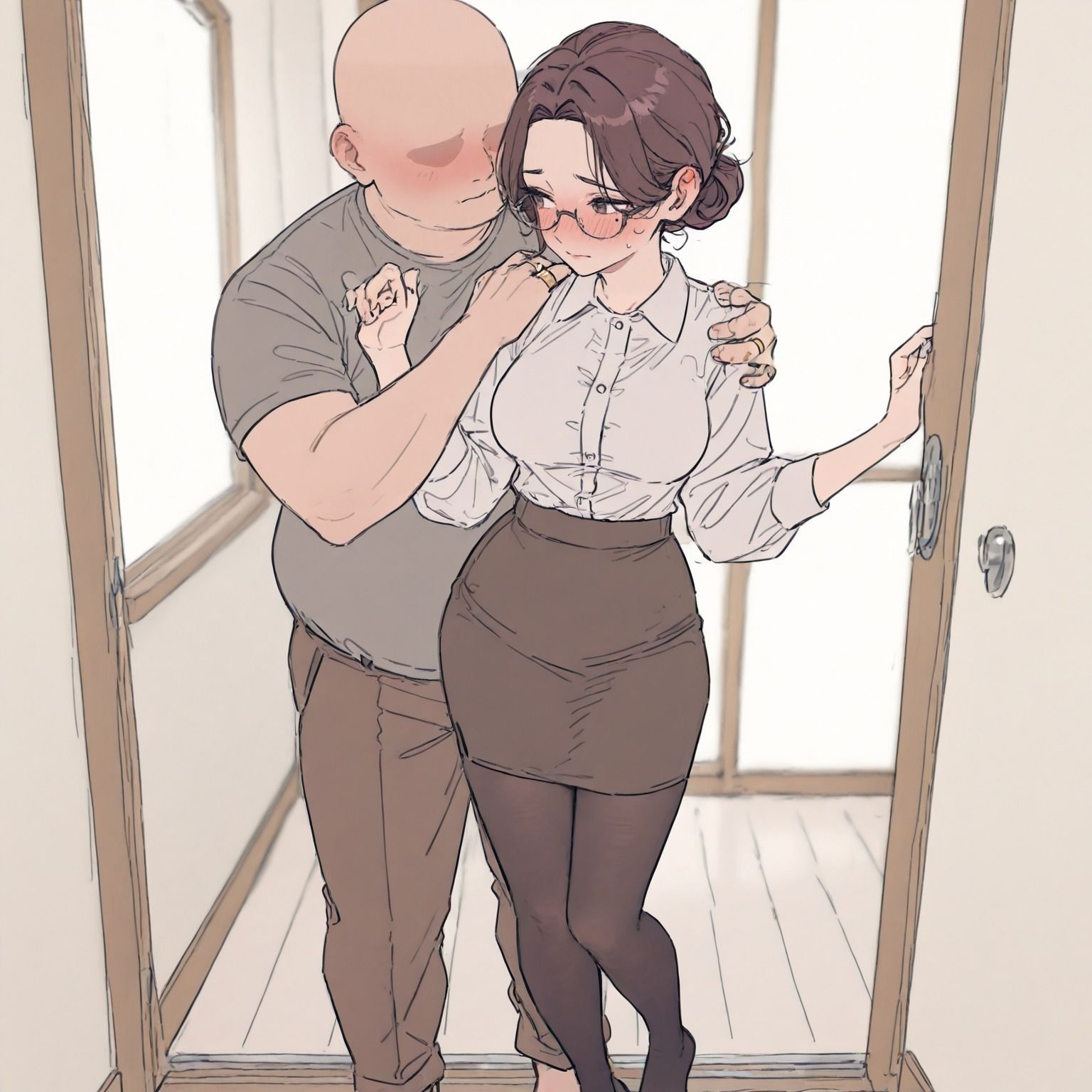 地味で貞淑な隣の人妻が尻穴で堕ちるまで サンプル2ページ目