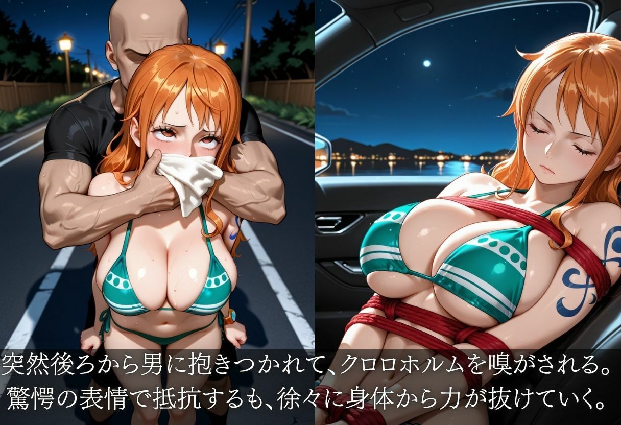 仮装美女3人拉致 〜クロロホルムで眠らされた美女3人連続倉庫調教〜 サンプル1ページ目